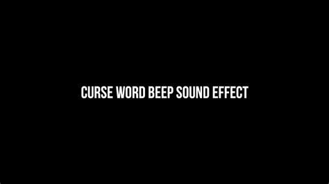Curse beep soubd effect